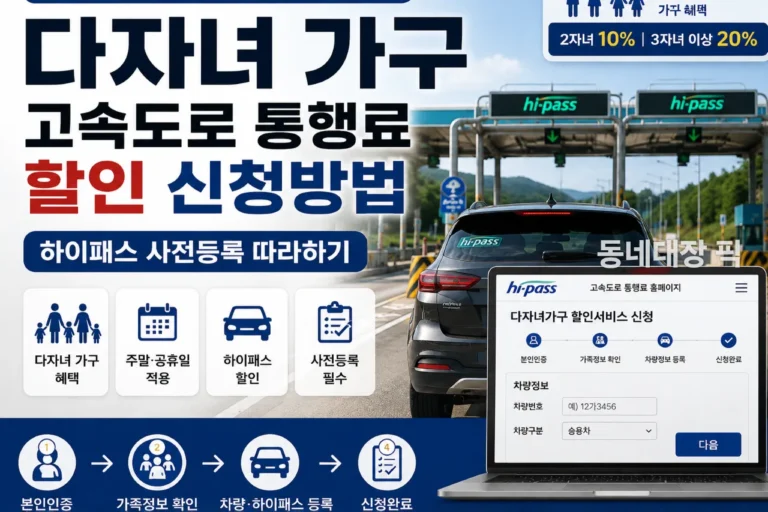 다자녀-2자녀-고속도로-통행료-할인-고속도로-통행료-홈페이지-캡쳐-2