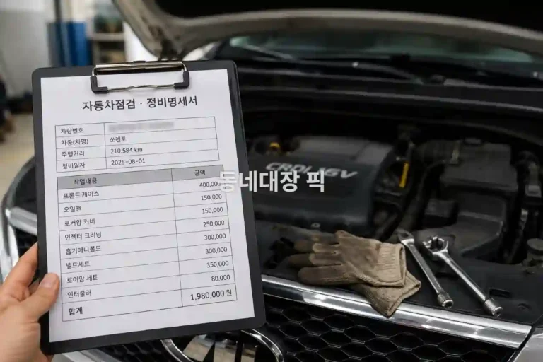 중고차-정비비-수리10가지-내역-공개