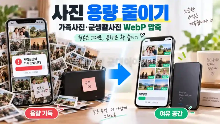 사진 용량 줄이기 무료변환기