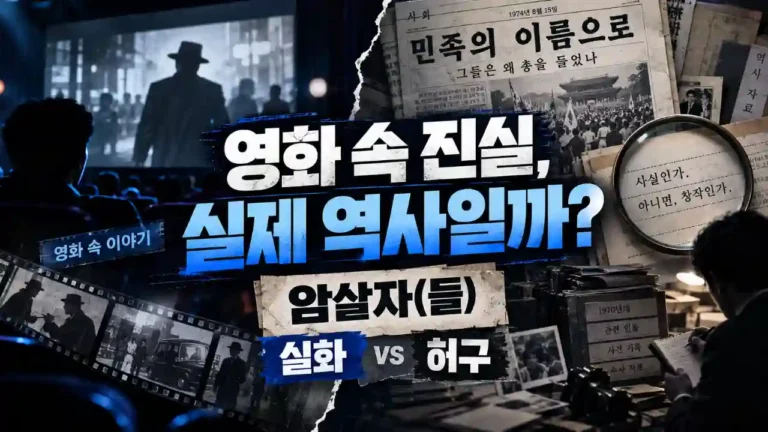 암살자(들) 실화 어디까지? 육영수 저격 사건과 영화 속 허구의 차이
